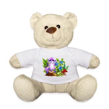 Pastellkoala im verzauberten Garten - Teddy - Weiß - Vorne