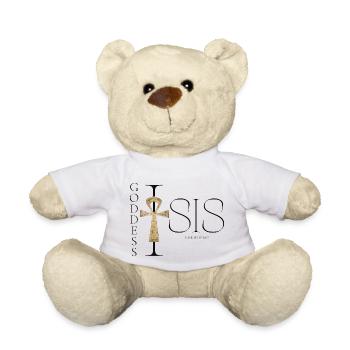 Goddess Isis I live My Force M K Eyelneiri Design - Teddy - Weiß - Vorne