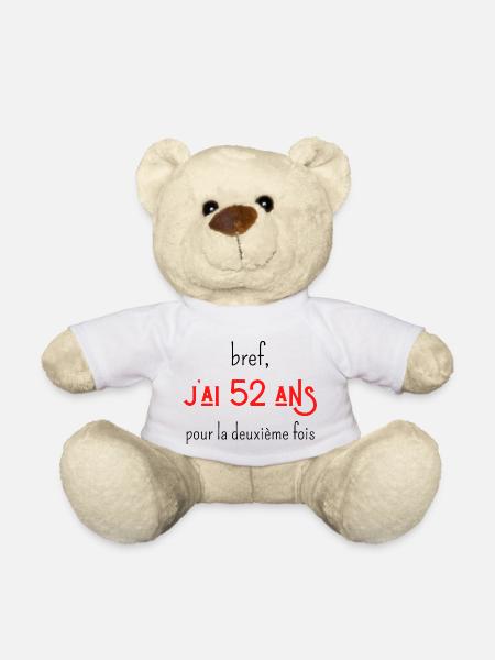 bref j'ai un 52 ans pour la deuxième fois - Nounours - blanc