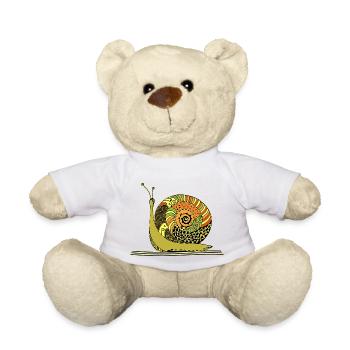 Schnecke - Teddy - Weiß - Vorne