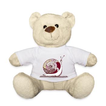 Schnecke - Teddy - Weiß - Vorne