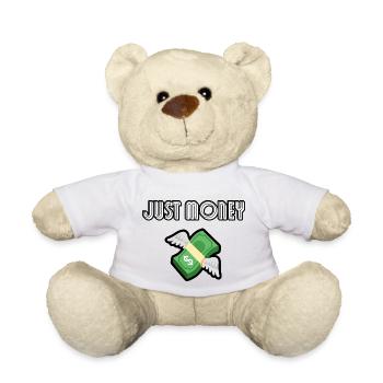 Geld - nur Geld - Teddy - Weiß - Vorne