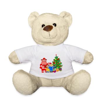 christmas christmas xmas gifts kids kids - Teddy Bear - white - Front