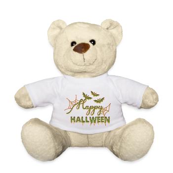 Halloween scary witch horror ghost monster - Teddy Bear - white - Front