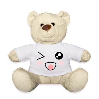 Fasching, Karneval, Kostüm, Kawaii - Teddy - Weiß - Vorne
