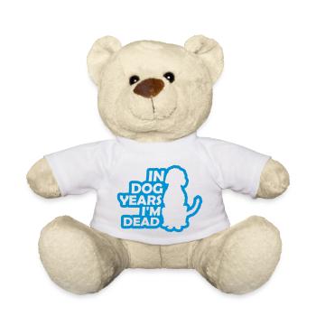 in dog years Dead - Teddy Bear - white - Front