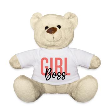 Girl Boss - Teddy Bear - white - Front