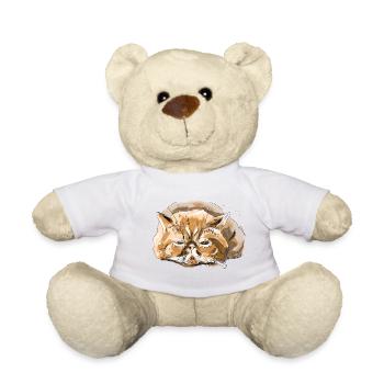Persian cat cat - Teddy Bear - white - Front