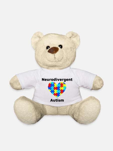 Neurodivergent Autism - Teddy Bear - white