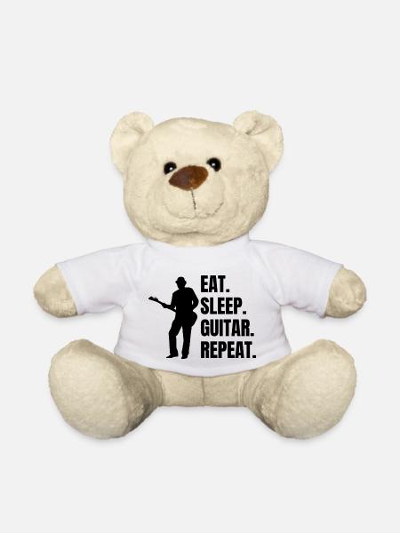 Guitariste Musicien Guitariste Groupe de musique Guitare - Nounours - blanc