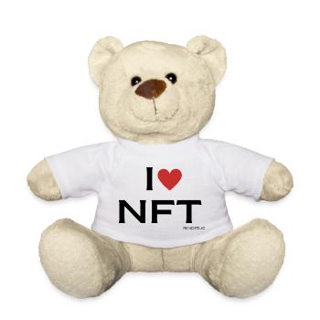 J’adore NFT - Nounours - blanc - Devant