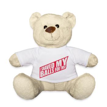 I shaved my balls - Teddy - Weiß - Vorne