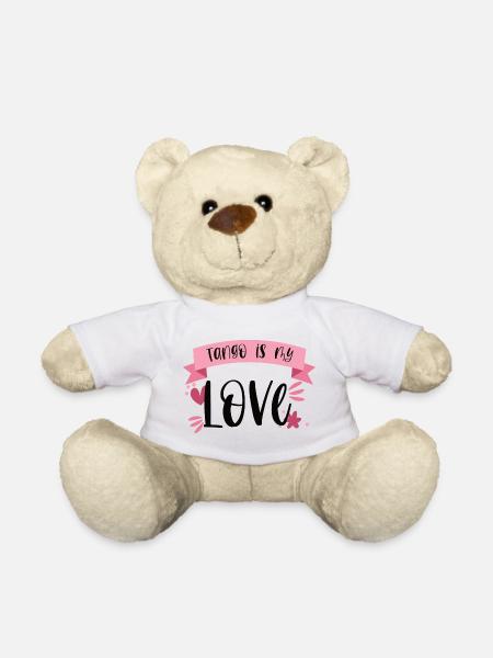 Tango is my Love! Tänzerin tanzen Geschenk - Teddy - Weiß
