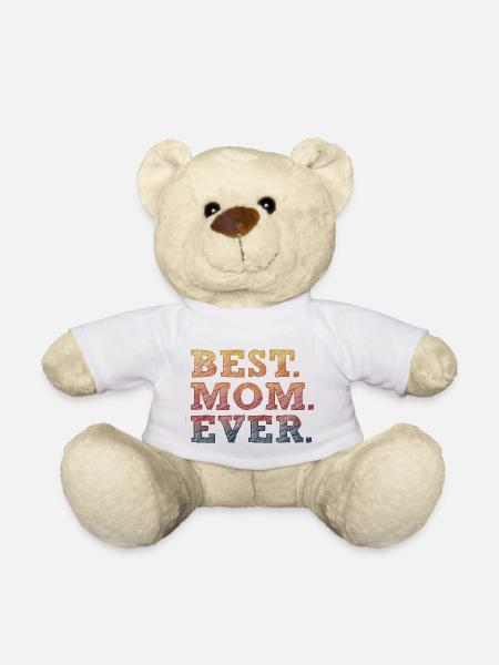 BEST MOM EVER - Teddy Bear - white
