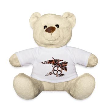 Michael archangel saint christian angels saint snkt - Teddy Bear - white - Front