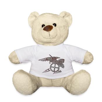 Michael archangel saint christian angels saint snkt - Teddy Bear - white - Front