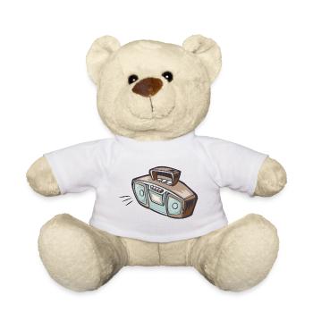 Radiorekorder Sound-Machine - Teddy - Weiß - Vorne