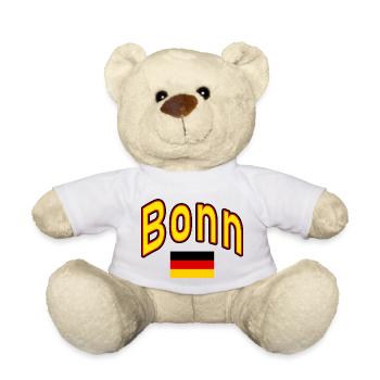 Bonn deutschland flagge - Teddy - Weiß - Vorne