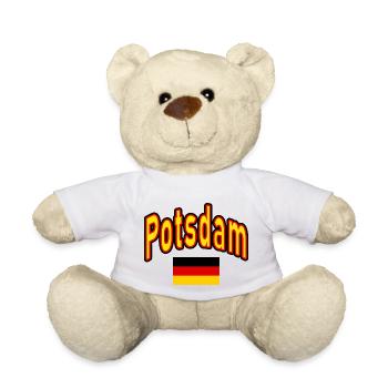 Potsdam germany flag - Teddy Bear - white - Front