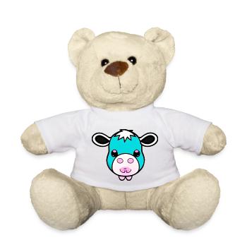 vache mignonne ferme animale drôle vaches animaux nouveau 4 - Nounours - blanc - Devant