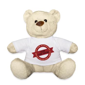 mon temps de gentillesse a expiré merci de bien - Nounours - blanc - Devant