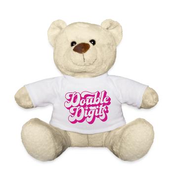 Cadeau de 10e anniversaire, 10 ans, pour garçons et filles - Nounours - blanc - Devant