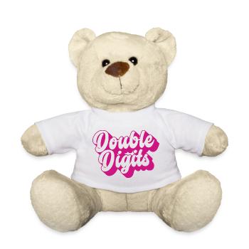 Cadeau de 10e anniversaire, 10 ans, pour garçons et filles - Nounours - blanc - Devant