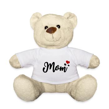 Cœurs de maman - Nounours - blanc - Devant