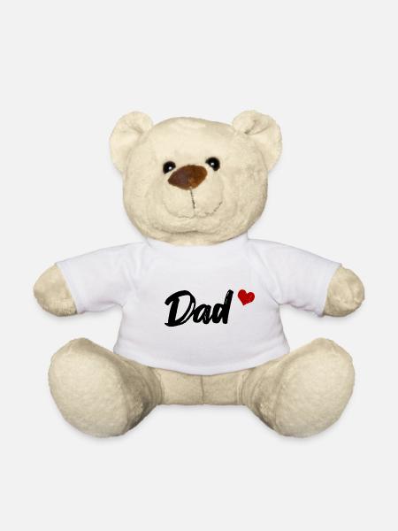 Dad Herz Papa Vater - Teddy - Weiß