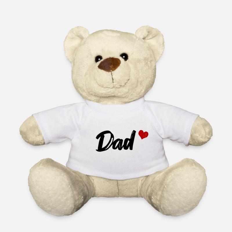 Dad Herz Papa Vater - Teddy - Weiß