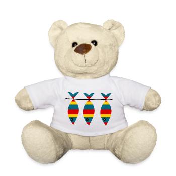 SARDINE. FISCH. APRILSCHERZ. OSTERN. OZEAN - Teddy - Weiß - Vorne