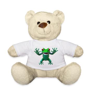 frosch stehend frei - Teddy - Weiß - Vorne