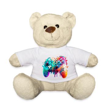 Neon Gaming Controller / Kontroller - Teddy - Weiß - Vorne