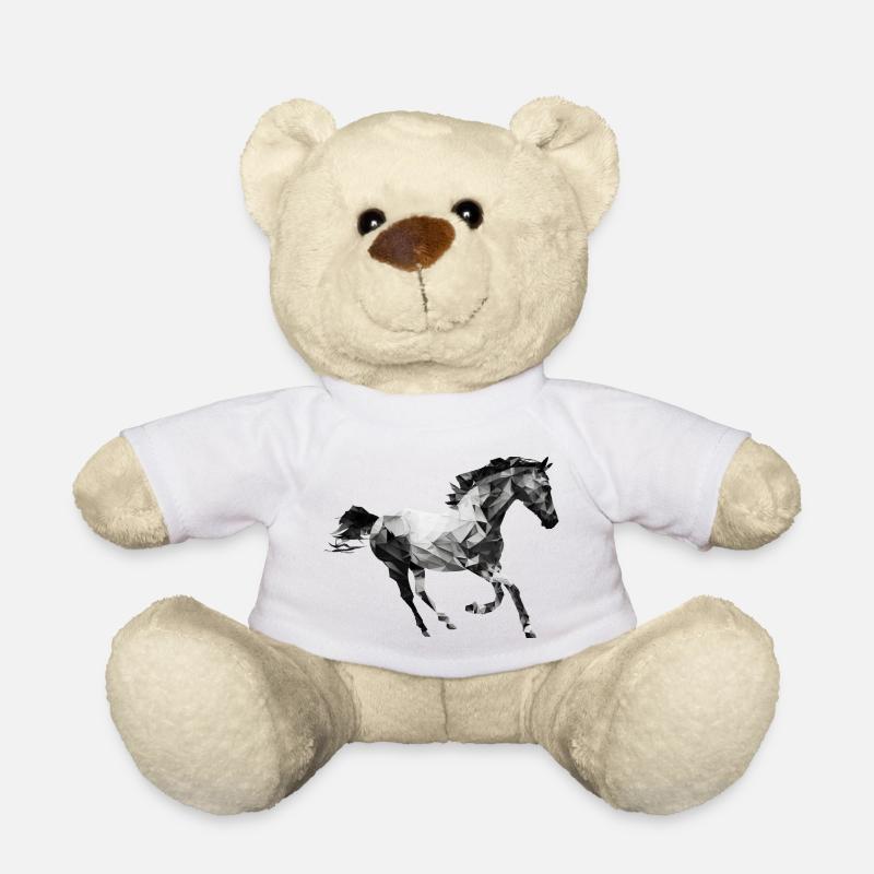 HORSE - Teddy Bear - white