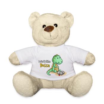 Bocce Bocci Colorful Balls Player I Gift - Teddy Bear - white - Front