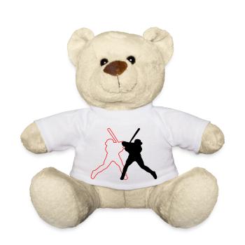 Conception de baseball 02 - Nounours - blanc - Devant