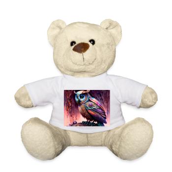 Eule - Teddy - Weiß - Vorne