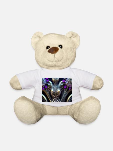 Abstract Female - Teddy Bear - white