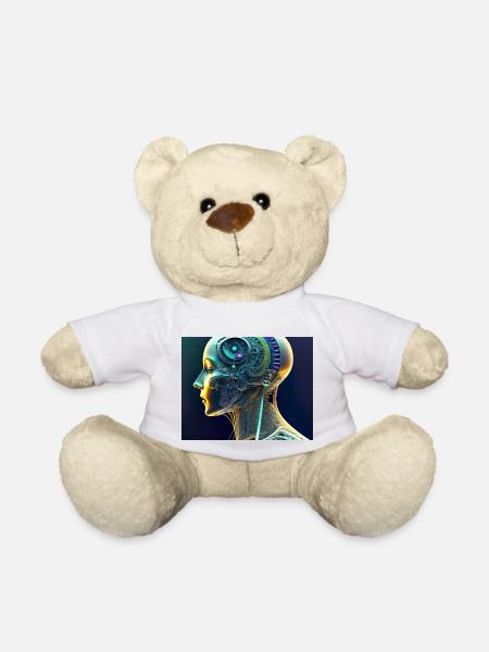 Mechanisches Gehirn - Teddy - Weiß