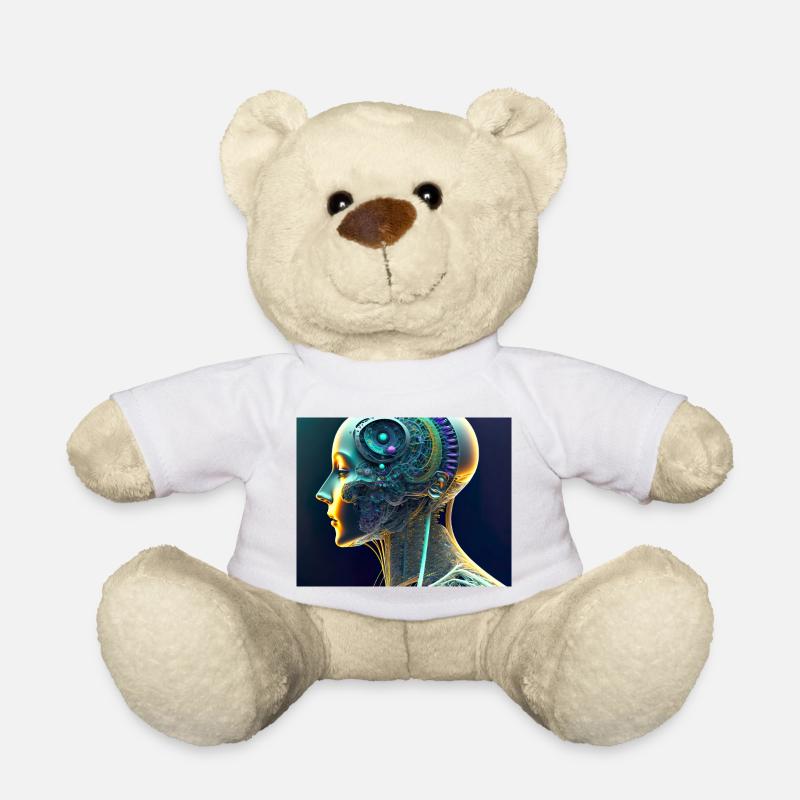 Mechanisches Gehirn - Teddy - Weiß