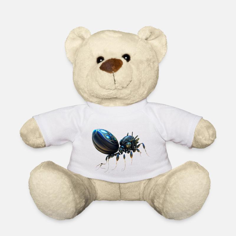 Robot Ant - Teddy Bear - white