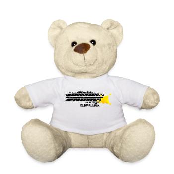 KLIMAKLEBER with glue - Teddy - Weiß - Vorne