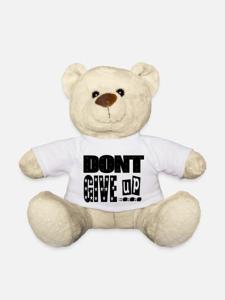 dont give up - Nounours - blanc