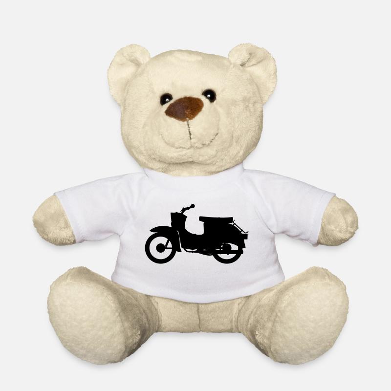 Simson Schwalbe Silhouette - Teddy - Weiß