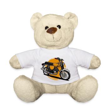 S51 (yellow) // Illustration - Teddy Bear - white - Front