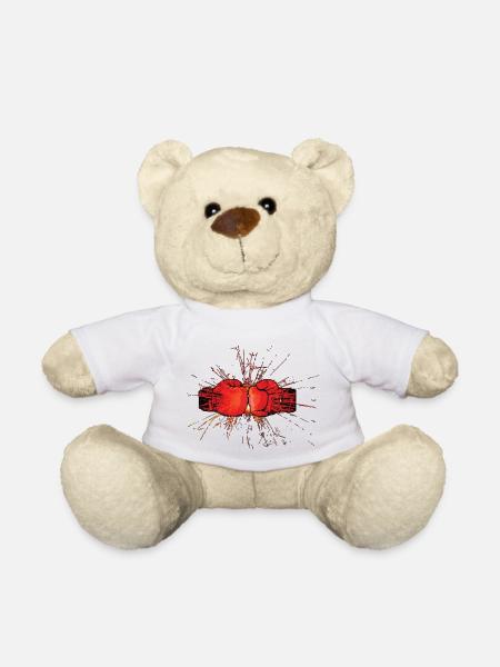 Boxen, Schwergewicht, Cruisergewicht, Ringrichter - Teddy - Weiß