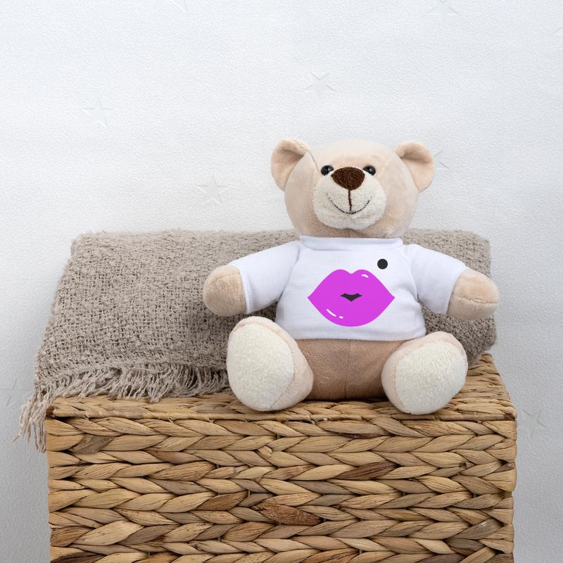 Lippen mit Muttermal Teddy