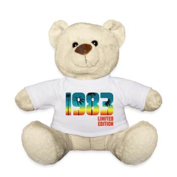 40e anniversaire Année de naissance 1983 Édition limitée - Nounours - blanc - Devant