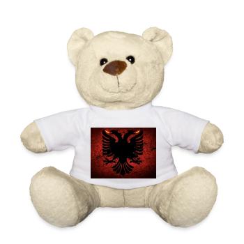 Albanische T-Adler - Teddy - Weiß - Vorne
