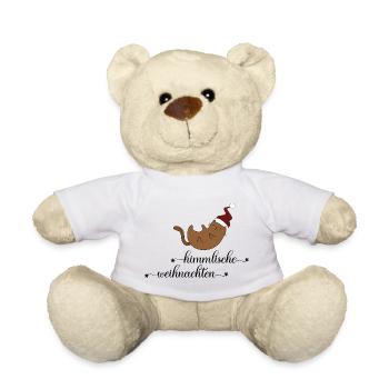 Geschenke zu Weihnachten für Katzenfreunde - Teddy - Weiß - Vorne